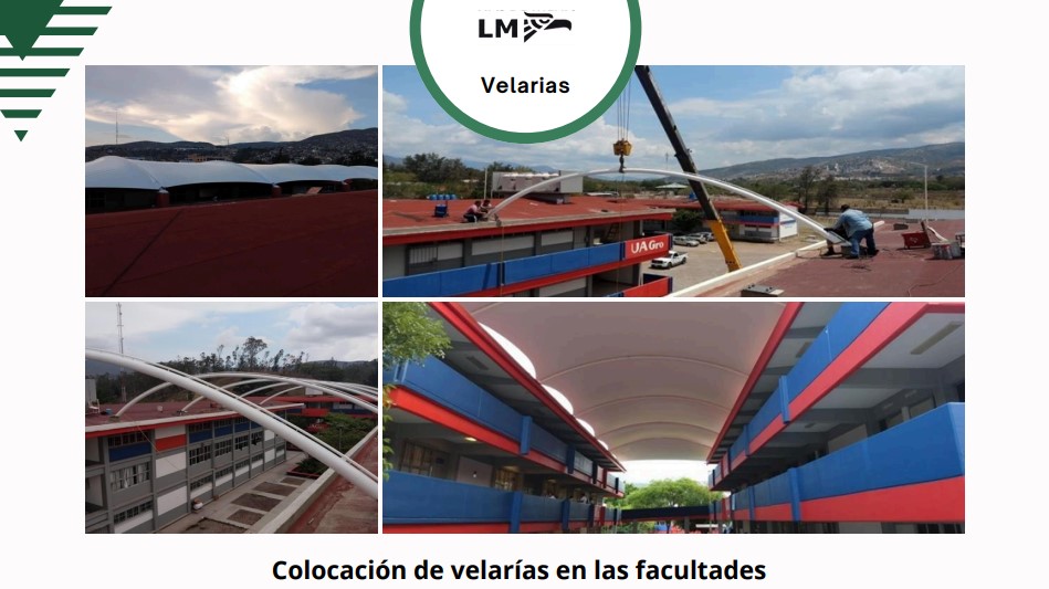 Velarias en facultades