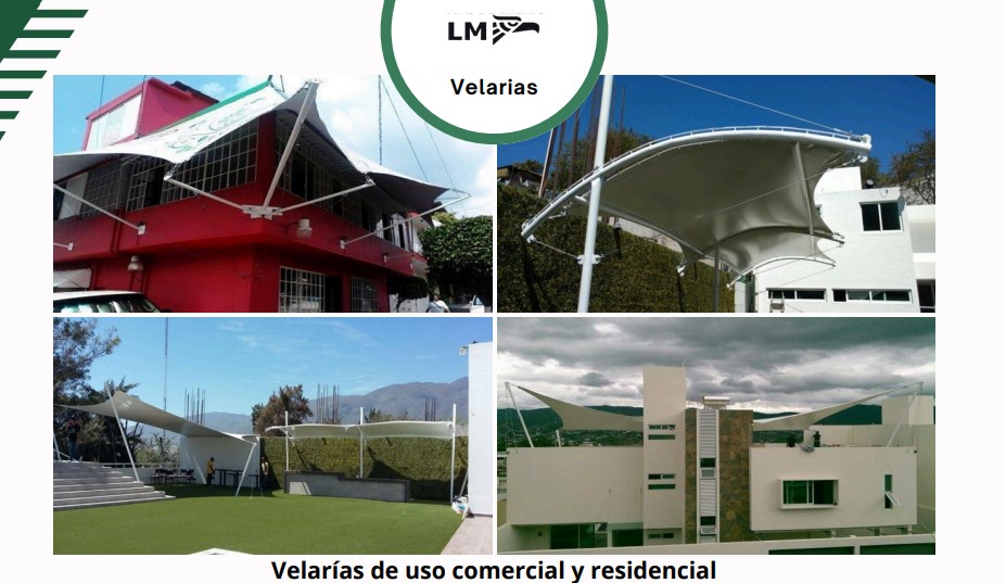 Velarias uso comercial y residencial